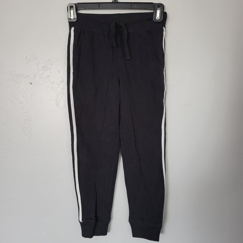 The Children's Place Boys Medium 7/8 Black Joggers Sweatpants Lounge Comfy